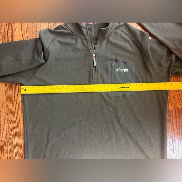 Sherpa Adventure Gear Green Quarter Zip Pullover Men’s 2XL - Picture 9 of 9